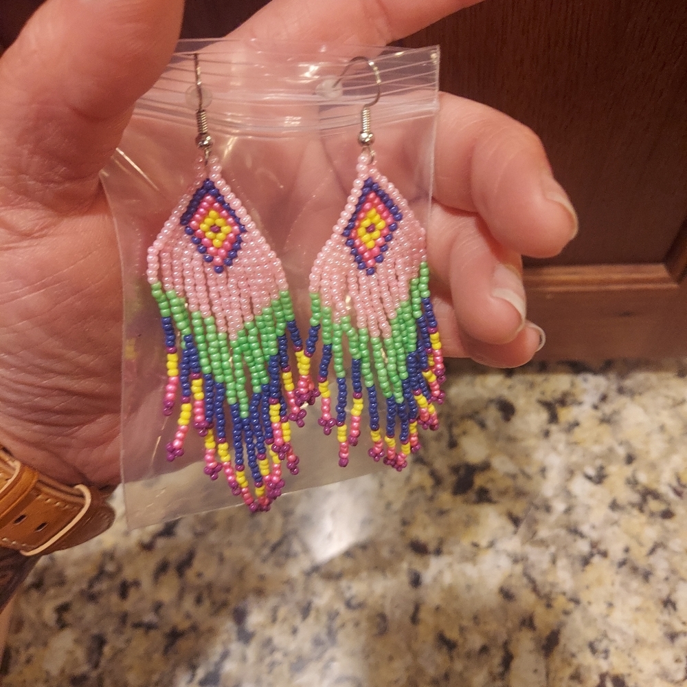 Native beaded earings